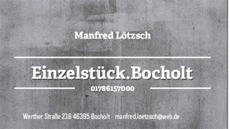 Einzelstück.Bocholt .